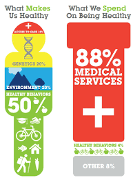 Breaking Down our Health Spending we spend most on medical services, and spend less on what actually makes us healthy
