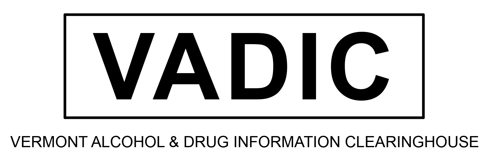 Vermont Alcohol and Drug Information Clearinghouse (VADIC) logo Vermont Alcohol and Drug Information Clearinghouse (VADIC) logo