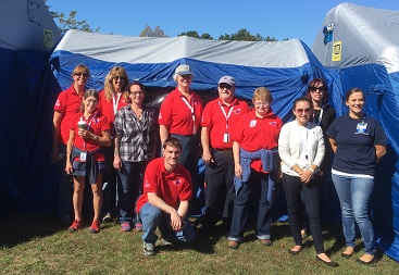 group of OnCall volunteers