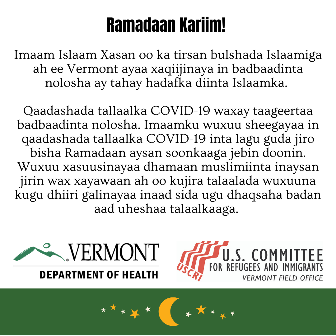 Ramadan and vaccine - Somali