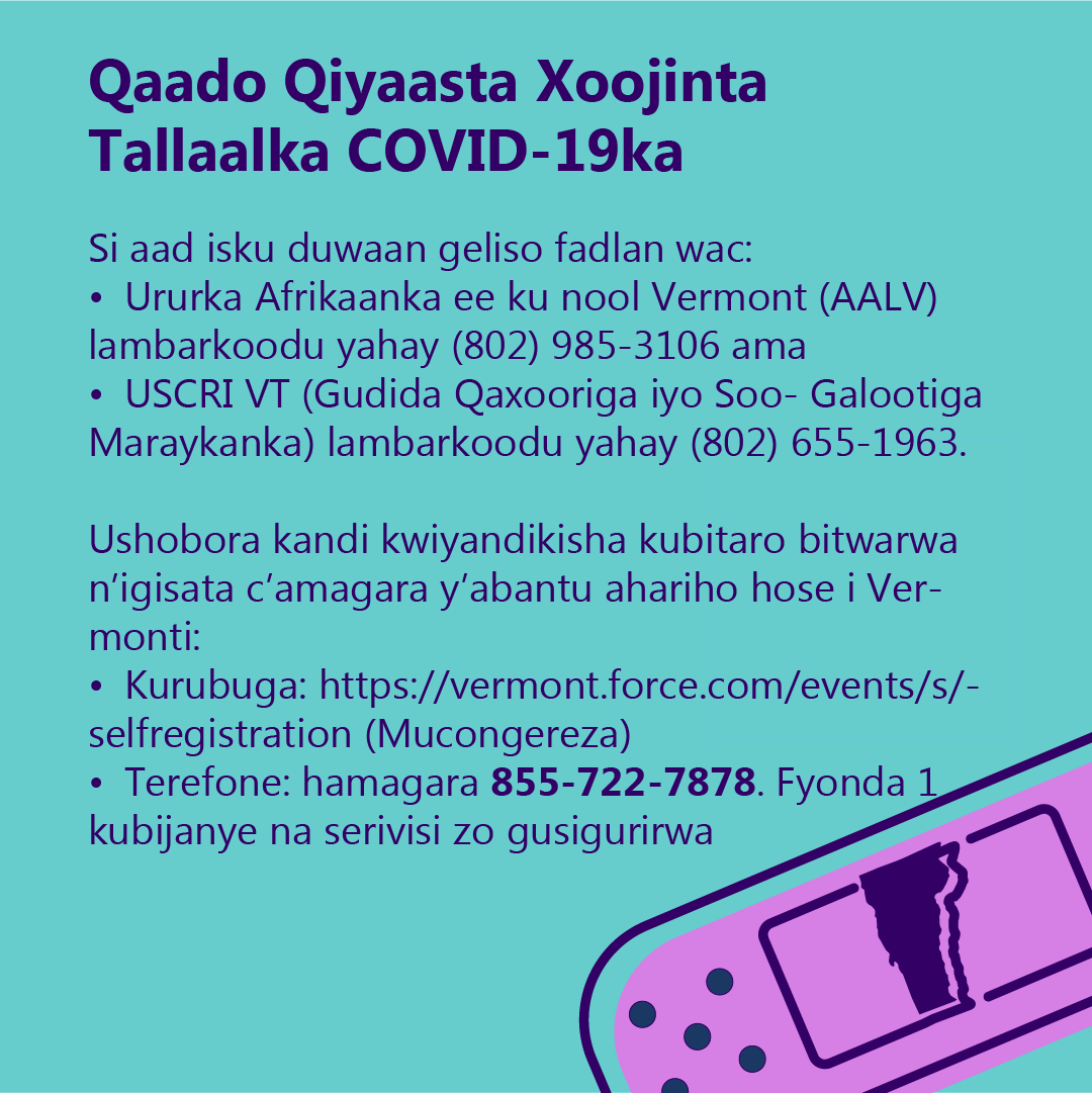 Register for the COVID-19 Booster Shot (Somali)