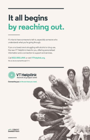 VT Helplink reach out poster