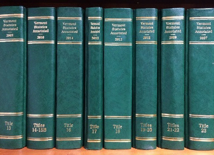 volumes of Vermont Statutes