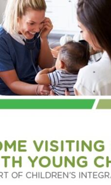 Strong Families Vermont Home Visiting with images of families