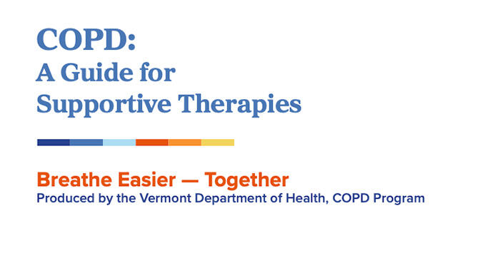 COPD – A Guide for Supportive Therapies