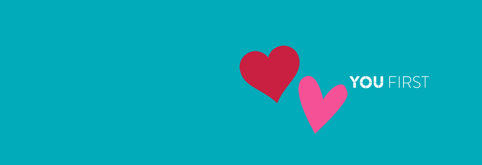 Two hearts next to the YouFirst logo.