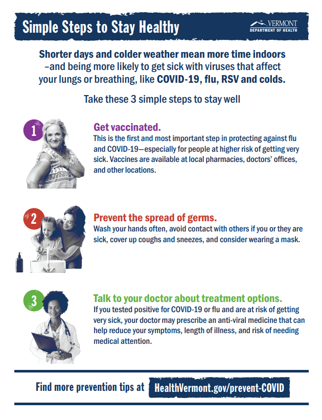 Screenshot of Respiratory Virus Prevention Poster