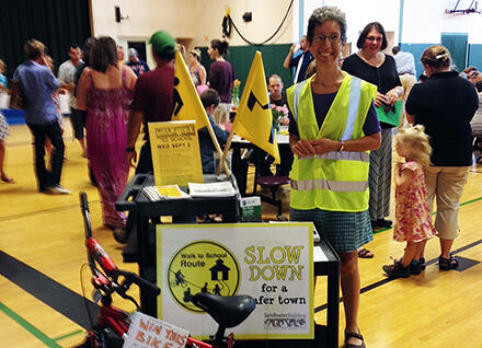bike prize and woman