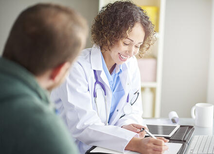 doctor and patient
