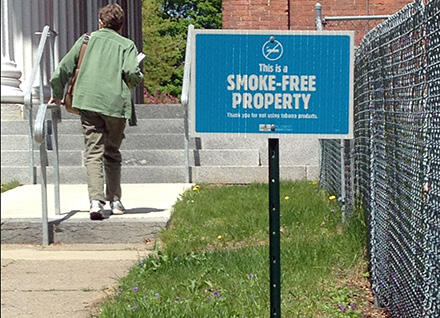 Smoke-free property sign
