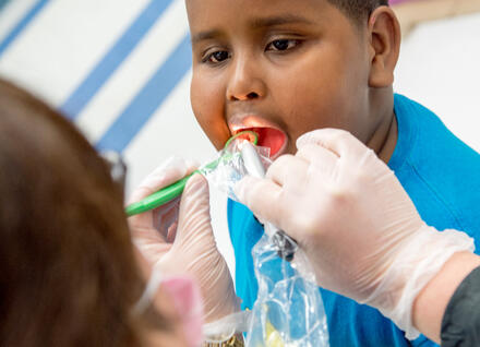 Child at Dentist