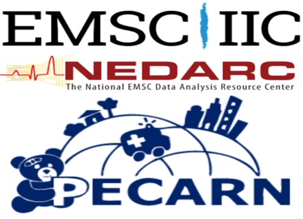 logos for NEDARC, PECARN, and EMSC IIC