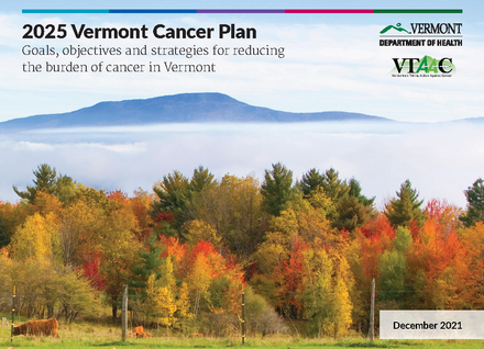 2021-2015 Vermont Cancer Plan Cover