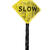 yellow stop sign