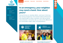 screenshot OnCall webpage