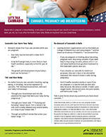 Cannabis and pregnancy and breastfeeding fact sheet