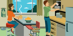 adults safely storing cannabis
