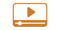 Play button with progress slide indicator