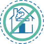 No smoking in the home icon 