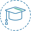Grad cap icon